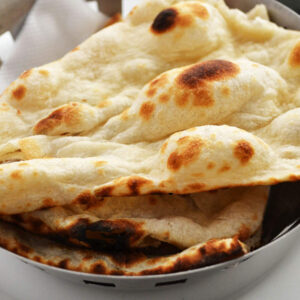 naan in a basket
